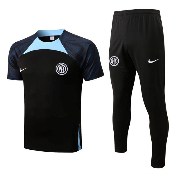 Camiseta Inter Milan Conjunto Completo 2022-2023 Negro